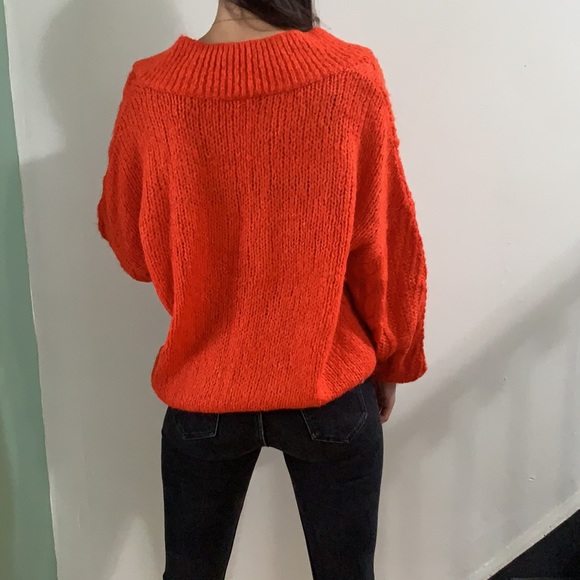 ASOS poppy red Sweater - Picture 3 of 4